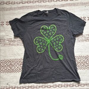 St Patrick’s Day Shamrock Stethoscope Shirt